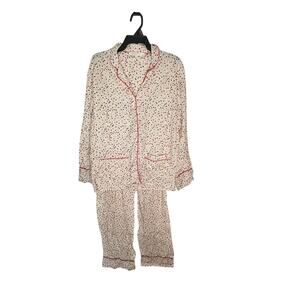 SHIRALEAH CHICAGO POLKA DOT PAJAMA SET WOMENS SZ S